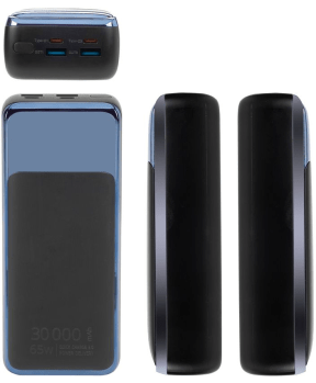 RIVACASE VA1080 zunanja baterija powerbank 30.000 mAh 65W (tudi za prenosnik) - črn - slika 5