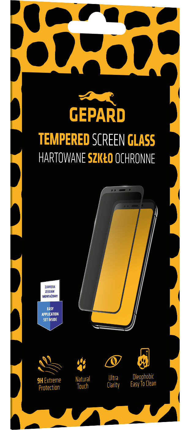 Gepard ZAŠČITNO KALJENO STEKLO Samsung Galaxy A13 / Samsung Galaxy A04s - Full Glue - črn