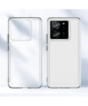 Ultra tanek silikonski ovitek za Xiaomi 13T - prozoren - slika 3