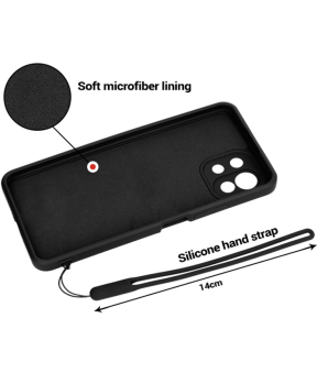 Silikonski ovitek Liquid Ring za iPhone 13 6.1 - modra - slika 5