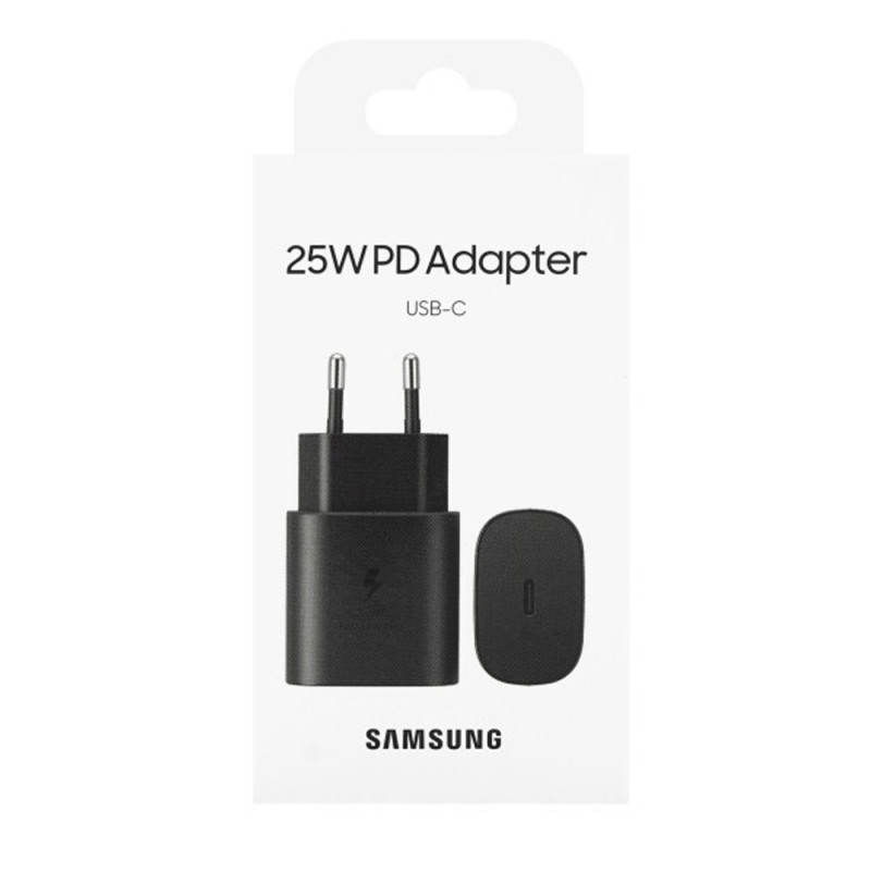 SAMSUNG HIŠNI POLNILEC 220V adapter EP-TA800NBE Super Fast Charge 25W (EU Blister) -črn