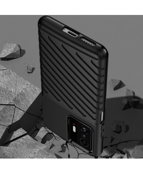 Silikonski ovitek Thunder Armor za Samsung Galaxy S24 Ultra 5G - črn - slika 4