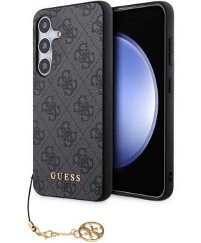 GUESS GUHCS24MGF4GGR ovitek za Samsung Galaxy S24 Plus 5G - siv z obeskom - slika 5