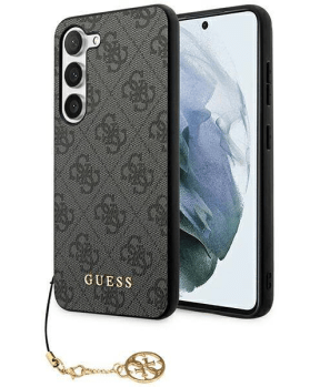 GUESS GUHCS24SGF4GGR ovitek za Samsung Galaxy S24 5G - siv z obeskom - slika 2
