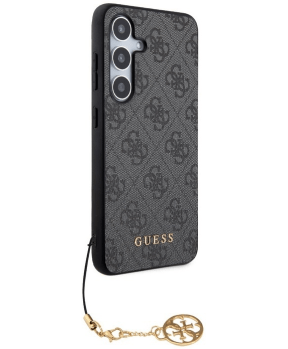GUESS GUHCS24SGF4GGR ovitek za Samsung Galaxy S24 5G - siv z obeskom - slika 4