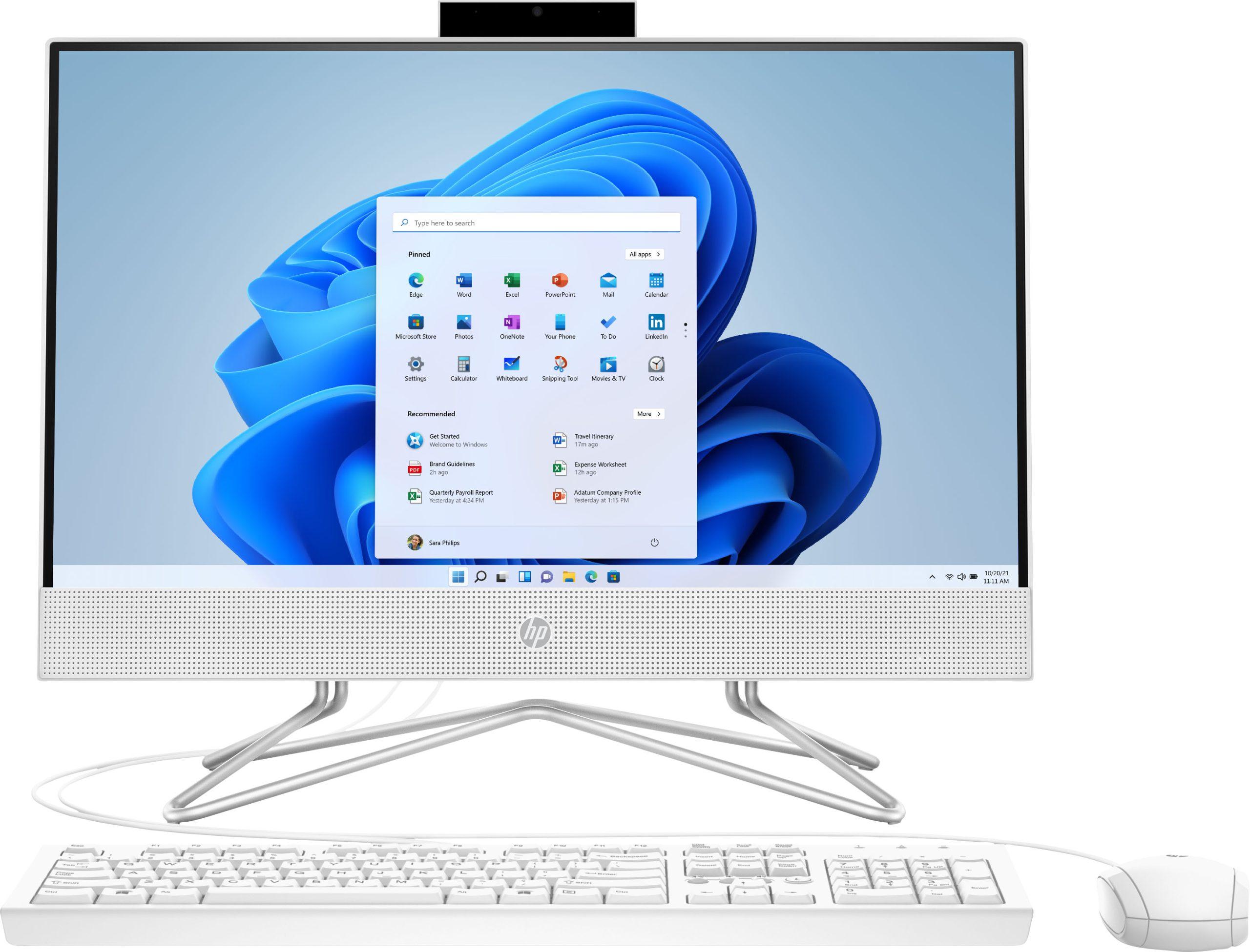 Računalnik HP All-in-One 22-dd2006na / Intel® Pentium® / RAM 4 GB / SSD Disk - HP Renew, Outlet - Odprta embalaža