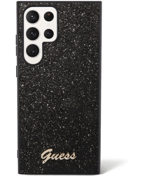 GUESS GUHCS24LHGGSHK ovitek za Samsung Galaxy S24 Ultra 5G - črn z bleščicami - slika 3