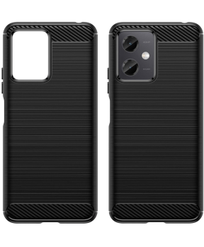 Silikonski ovitek za Xiaomi Redmi Note 12 4G - mat carbon črn - slika 5