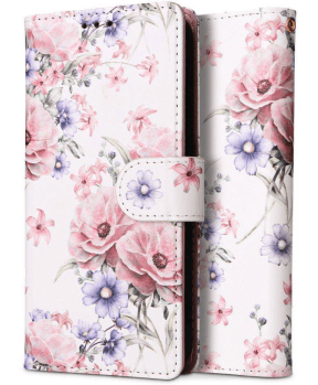 Onasi preklopna torbica Wallet denarnica Fancy Diary Xiaomi Redmi Note 13 Pro 4G - Flower bela - slika 2
