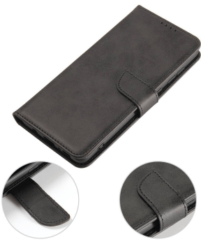Onasi Wallet denarnica usnjena preklopna torbica Xiaomi Redmi Note 13 Pro Plus 5G - črna - slika 4