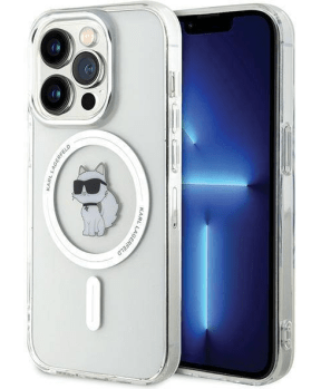 Originalen KARL LAGERFELD MagSafe ovitek iPhone 15 Pro - Karls full body - prozoren - KLHMP15LHFCCNOT - slika 2