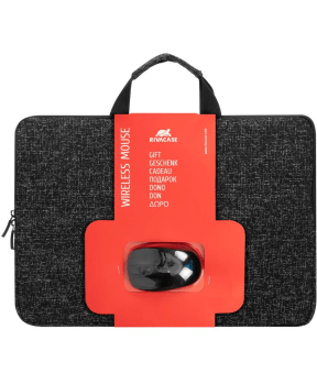RIVACASE 7916 sleeve torba za prenosnik ali tablico do 15,6 inch z brezžično miško - črn - slika 4