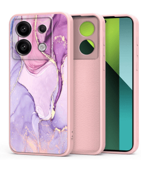 Silikonski ovitek Marmor za Xiaomi Redmi Note 13 Pro 5G - roza - slika 2