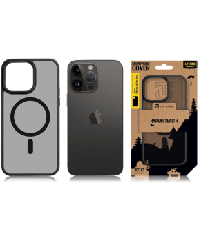 Tactical Asphalt MagForce silikonski ovitek za iPhone 14 - prozorno črn - slika 4