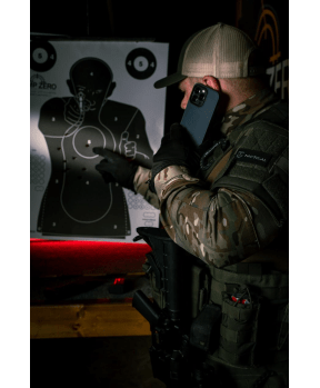 Tactical Asphalt MagForce silikonski ovitek za iPhone 13 6.1 - prozorno črn - slika 5