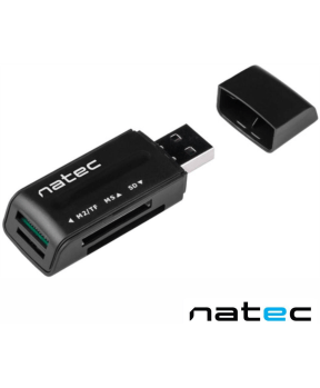 Natec čitalec SD / Micro SD / MMC / M2 kartic Ključek USB-A - slika 2