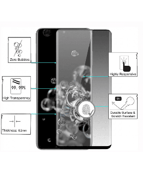My Screen protector ZAŠČITNO KALJENO STEKLO Honor 200 - DIAMOND GLASS EDGE 3D - črn - slika 5