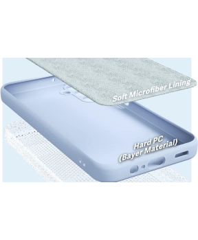 Silikonski ovitek za Samsung Galaxy A16 - mat liquid svetlo moder - slika 4