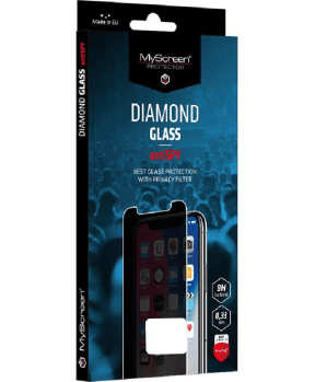 My Screen protector AntiSpy / Privacy ZAŠČITNO KALJENO STEKLO iPhone 16 Plus - Edge Full Glue - slika 2