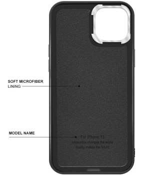 Satin silikonski ovitek za iPhone 16 Pro Max - črn - slika 5