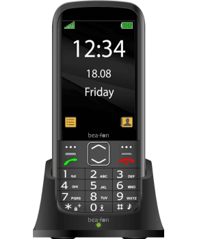 Beafon SL270 telefon na tipke za starejše - črn - slika 2