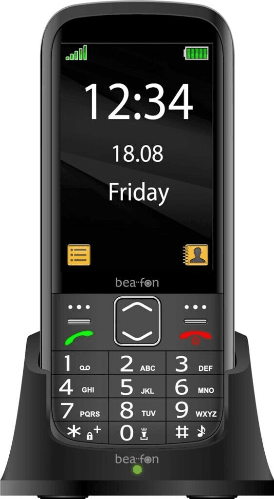 Beafon SL270 telefon na tipke za starejše - črn