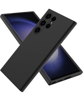 Silikonski ovitek za Samsung Galaxy S25 Ultra 5G - mat črn - slika 2
