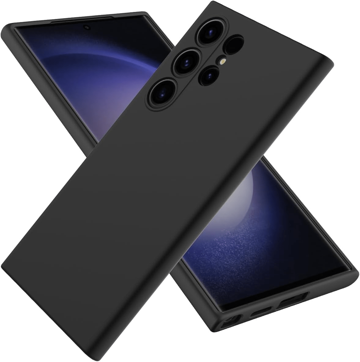 Silikonski ovitek za Samsung Galaxy S25 Ultra 5G - mat črn
