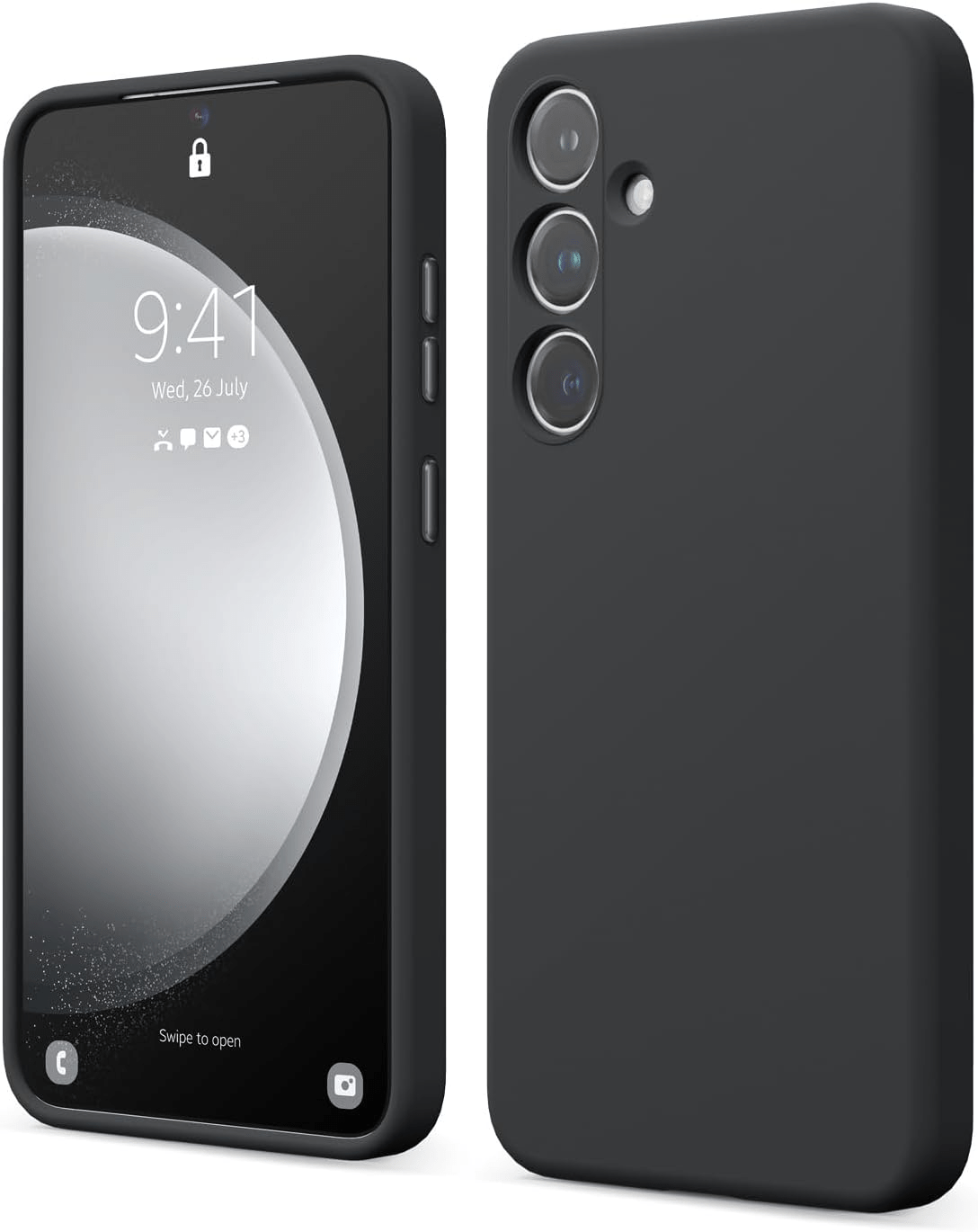 Silikonski ovitek za Samsung Galaxy S25 5G - mat črn