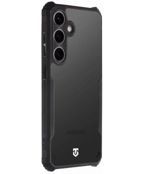 Tactical Quantum silikonski ovitek za Samsung Galaxy S24 5G - prozorno črn - slika 3