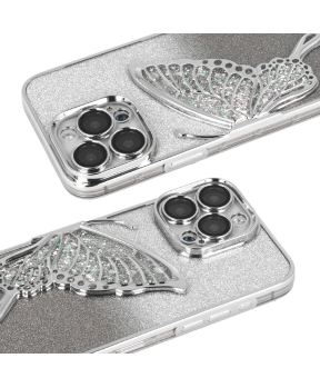 Dream silikonski ovitek za iPhone 16 - siv - slika 4
