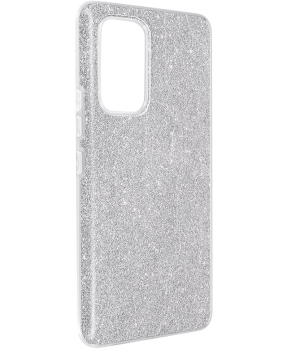 Silikonski ovitek z bleščicami Bling za Samsung Galaxy A16 - srebrna - slika 3