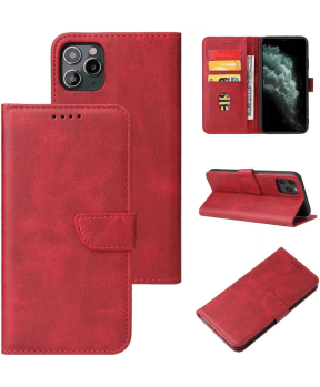 Onasi Wallet denarnica usnjena preklopna torbica Samsung Galaxy A35 - rdeča - slika 5