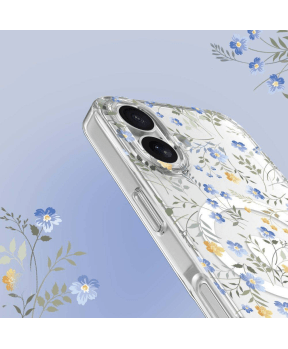 Clear Case Aurora Flower za iPhone 16 MagSafe - prozoren - slika 4