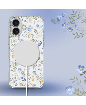 Clear Case Aurora Flower za iPhone 16 MagSafe - prozoren - slika 5