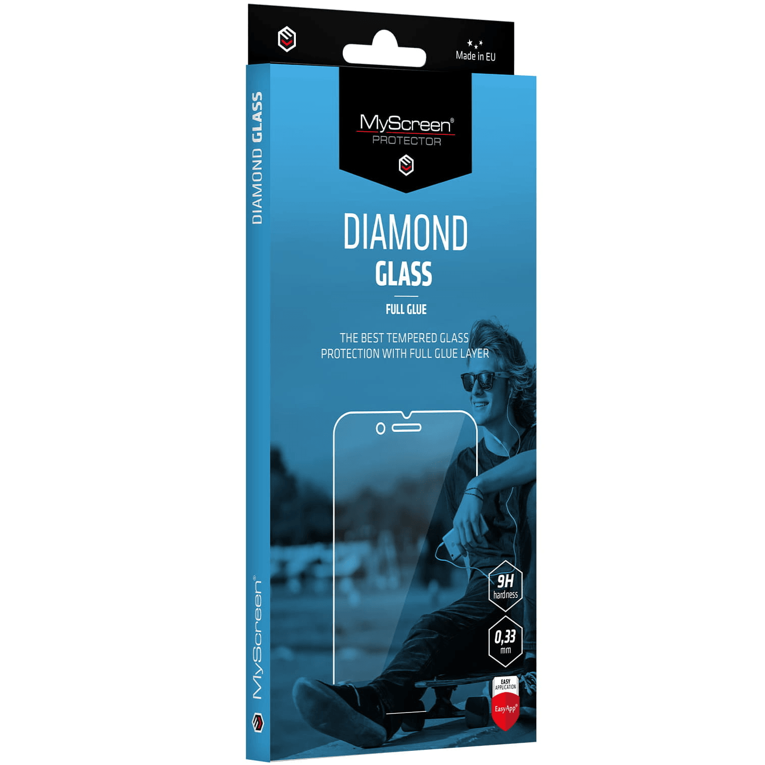 My Screen protector ZAŠČITNO KALJENO STEKLO Xiaomi 13 / Xiaomi 14 - DIAMOND GLASS Full Glue EDGE 3D - črn