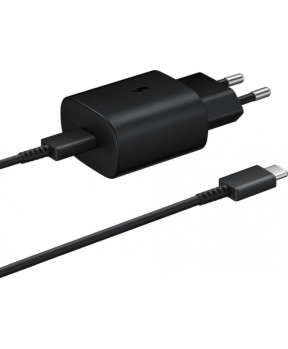 SAMSUNG HIŠNI POLNILEC EP-TA800XBE Super Fast Charge (Type C) in podatkovni kabel EP-DW767JBE 1,8m (Type C - Type C) - črn (bulk) - slika 2