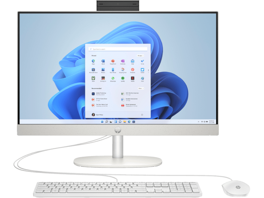 Računalnik HP All-in-One 24-cr0009nf | i5-1335U / i5 / RAM 16 GB / SSD Disk - HP Renew, Outlet - Odprta embalaža