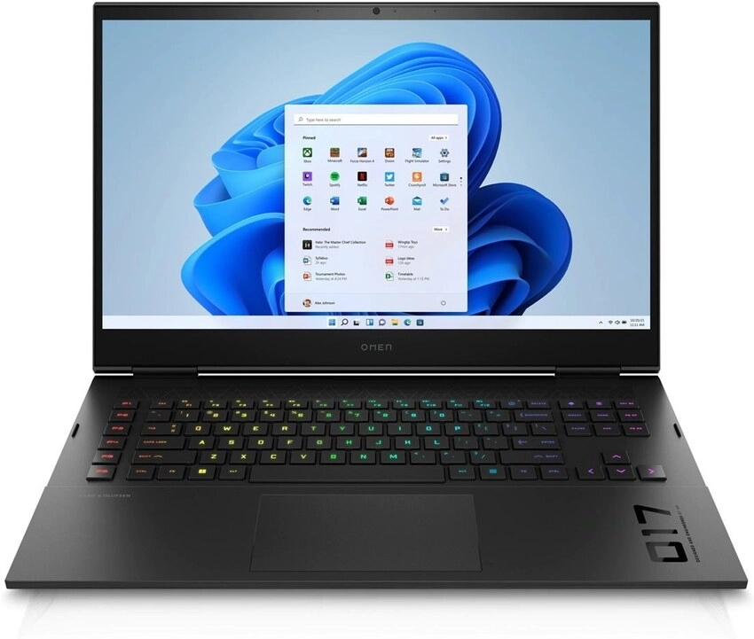Prenosnik HP OMEN 17-ck2010nt | RTX 4080 (12 GB) | Win 10 Pro / i7 / RAM 32 GB / SSD Disk / 17,3″ WQHD - HP Renew, Outlet - Odprta embalaža