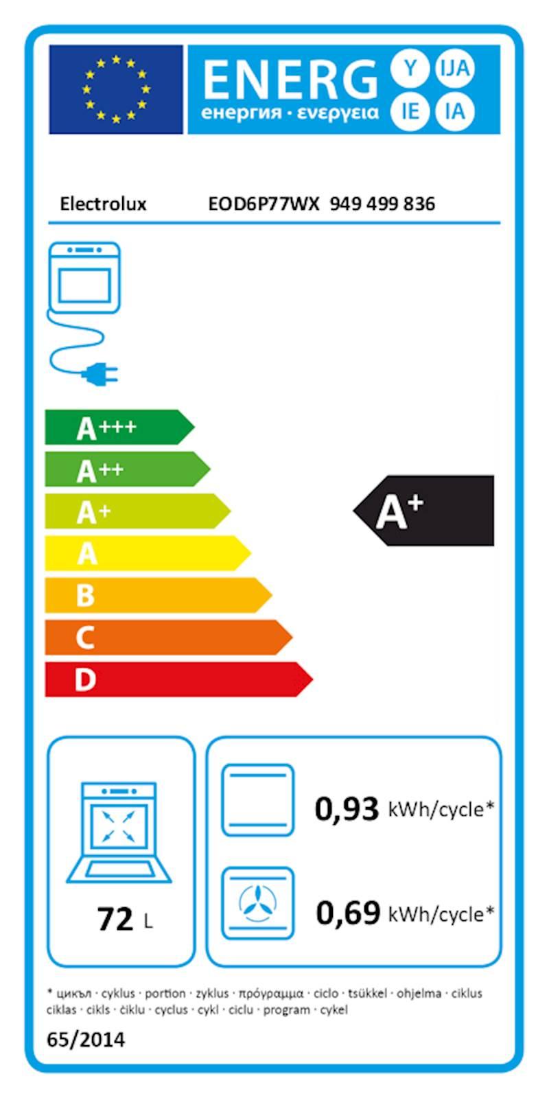 Vgradna pečica Electrolux EOD6P77WX, piroliza, WiFi - slika 6