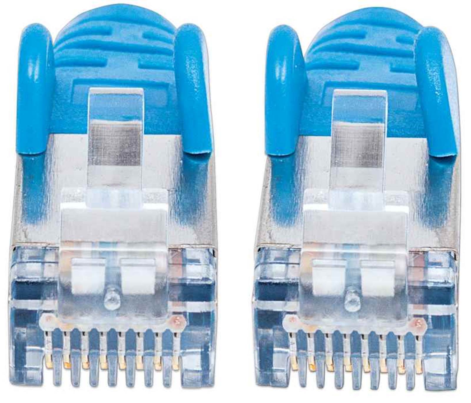 Mrežni kabel Intellinet 0,5m Cat6A moder - slika 3