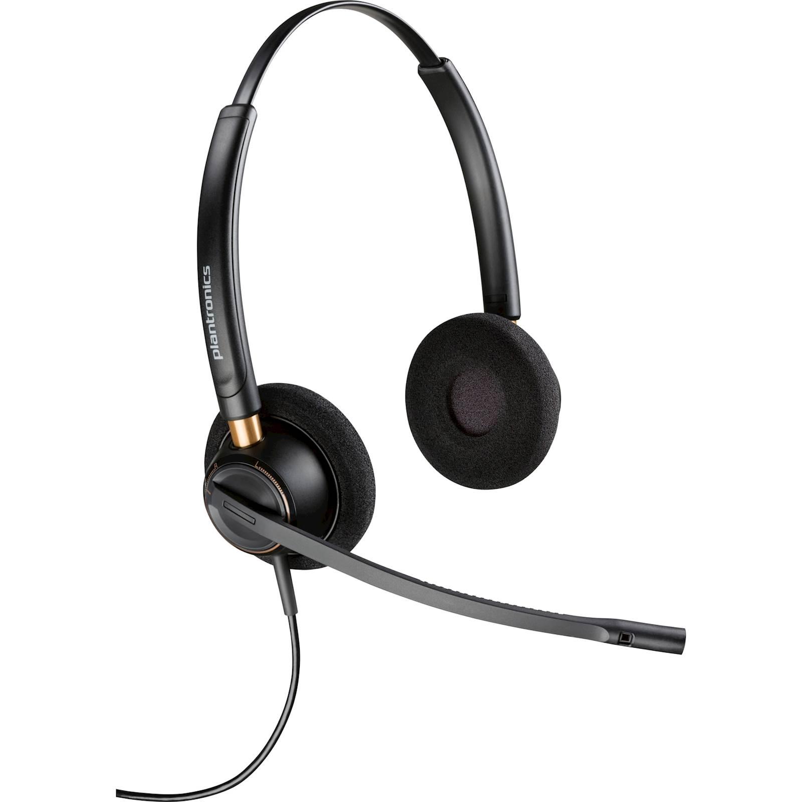 Binavralne slušalke Poly EncorePro HW520 s priklopom Quick Disconnect - slika 6