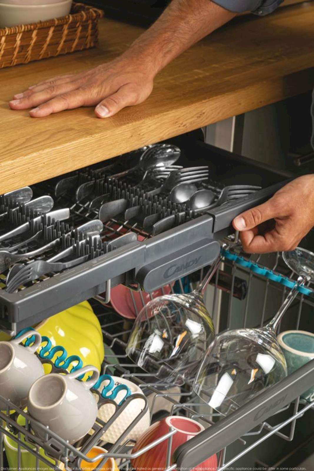 Pomivalni stroj CANDY Rapido CF 5C7F1X, C, inox - slika 13