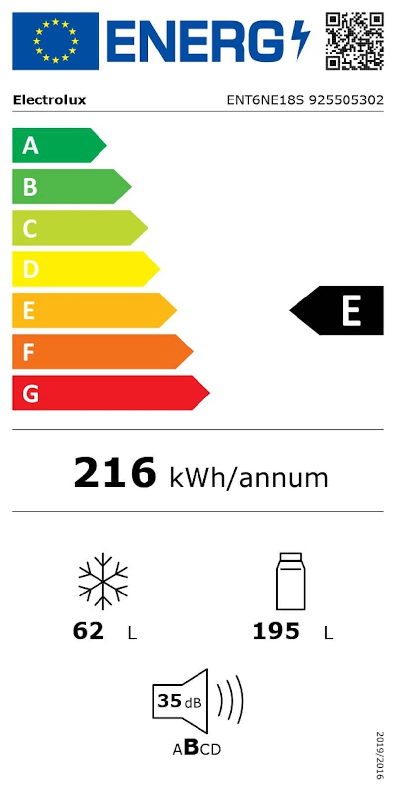 Vgradni kom. hlad. Electrolux ENT6NE18S, No Frost - slika 10
