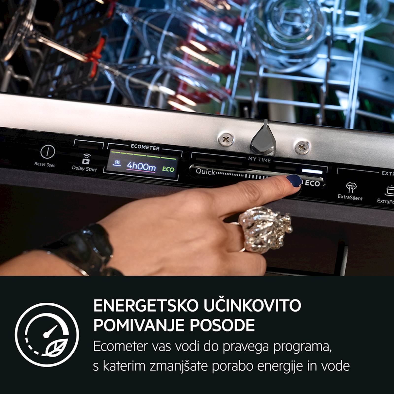 Vgradni pomivalni stroj AEG FSB53907Z, inverter - slika 5