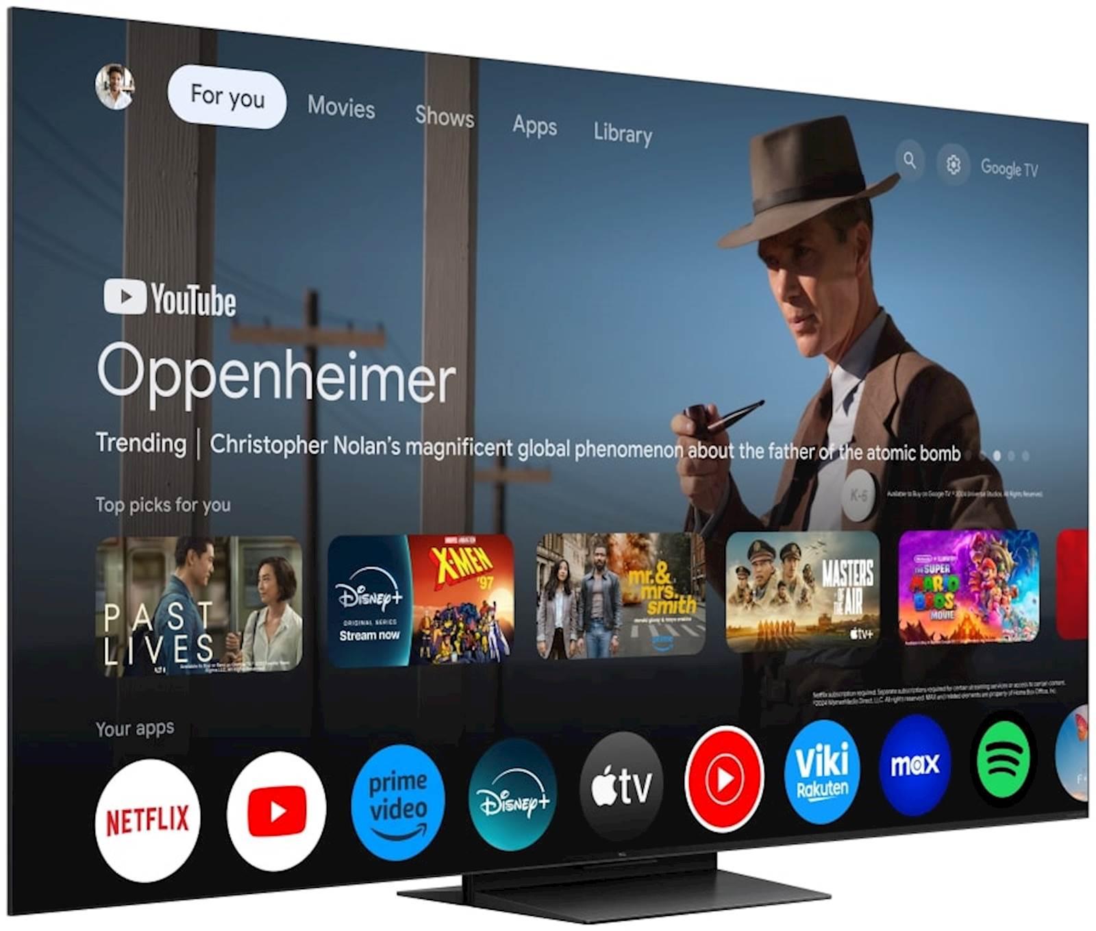 TCL 4K QD-Mini LED HDR PREMIUM 55C79K, Google TV, 144Hz, Ozvočeno z Bang & Olufsen - slika 9