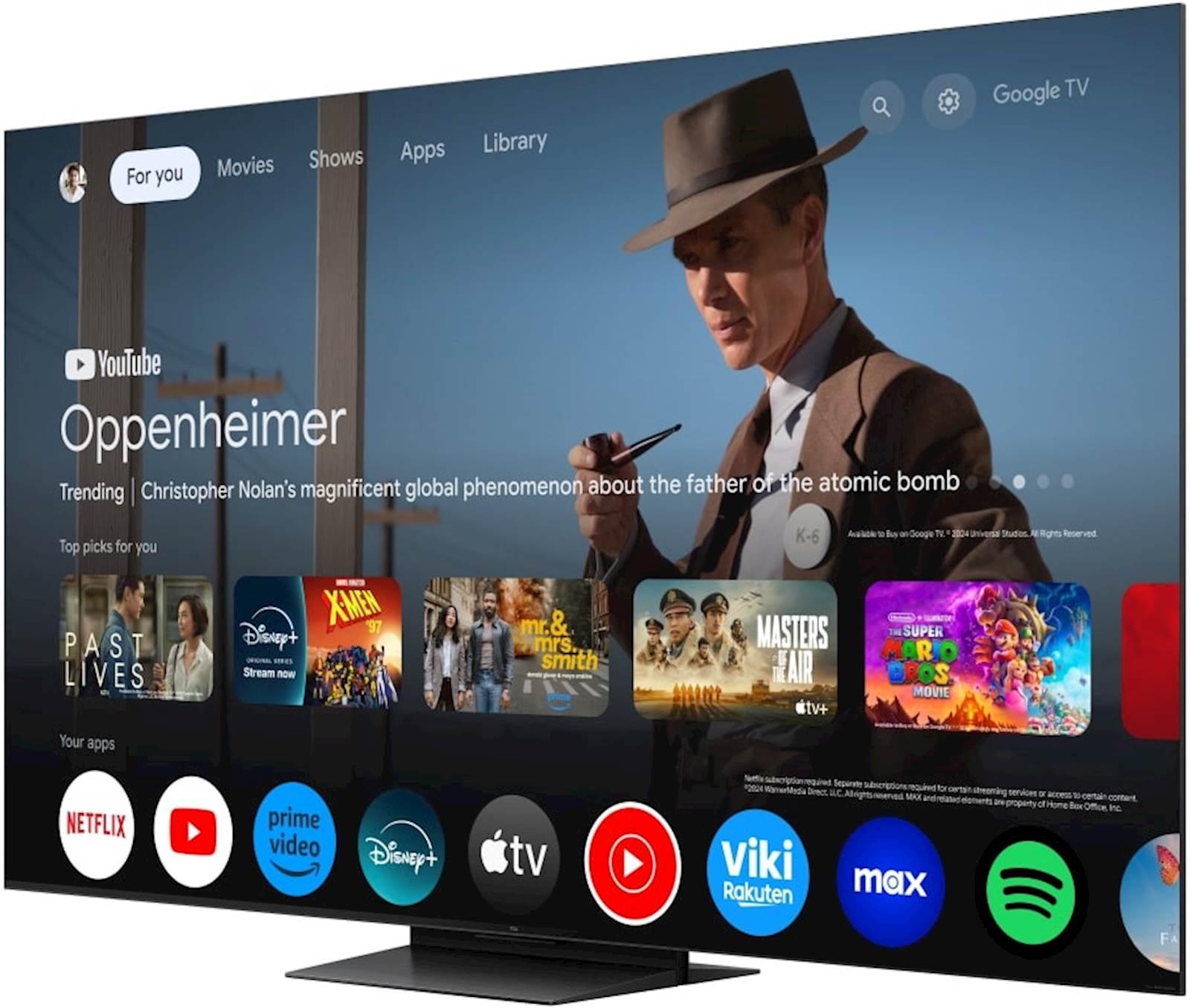 TCL 4K QD-Mini LED HDR PREMIUM 55C79K, Google TV, 144Hz, Ozvočeno z Bang & Olufsen - slika 10