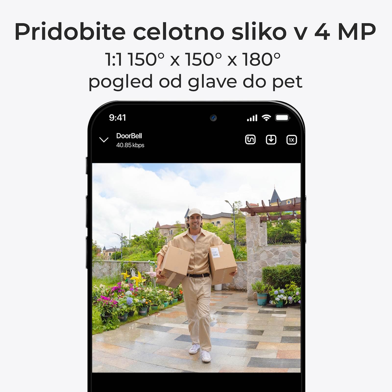 Reolink pametni zvonec D340B+ zvonček, 2K, Baterijska,PIR, IP65. - slika 7
