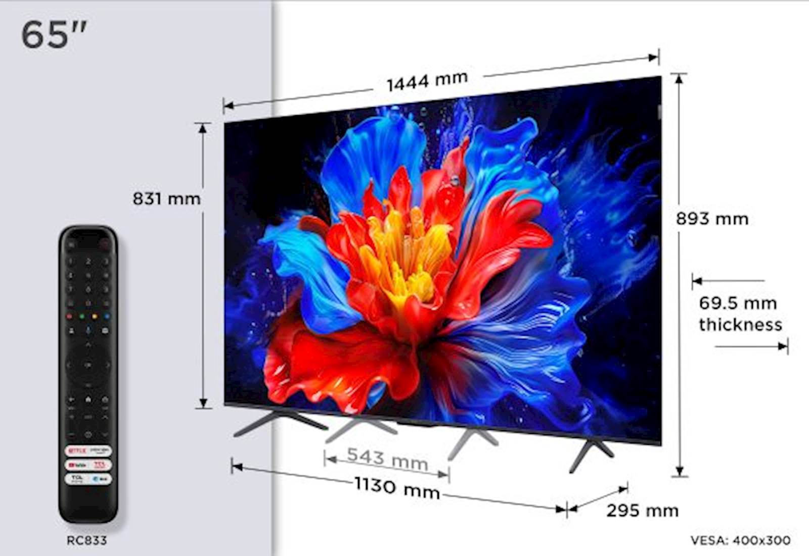 TCL 4K QLED TV 65P81K - slika 2