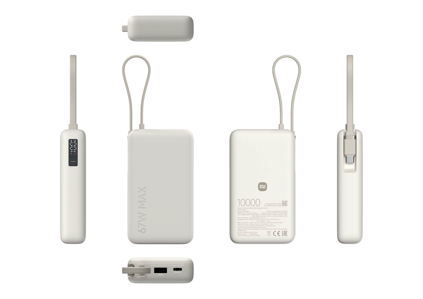 Xiaomi prenosna baterija 10000 Tan
